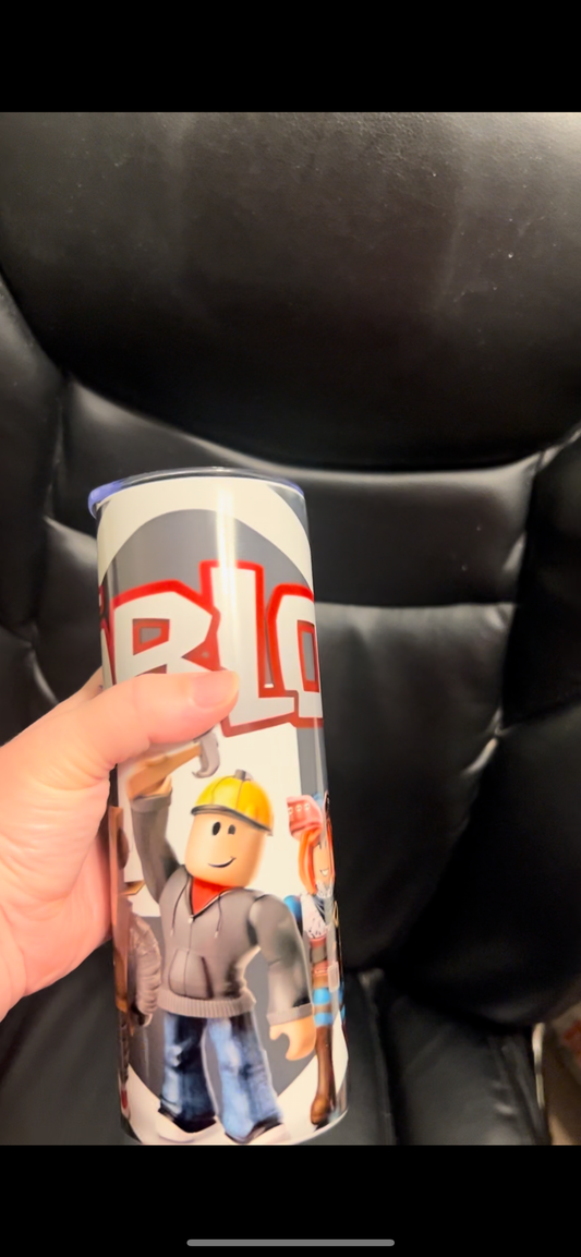 Roblox glow in the dark 20 oz tumbler