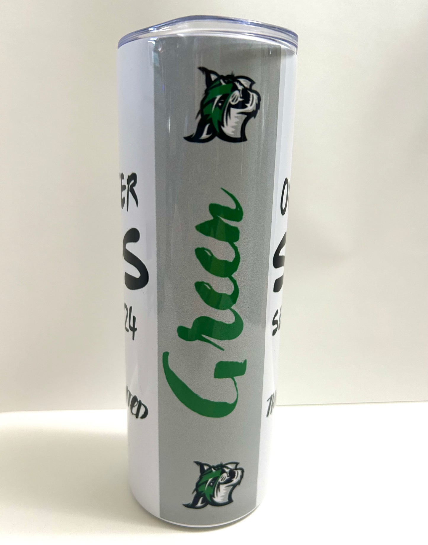 FRIENDS themed Green Schools graduation 20 oz tumbler