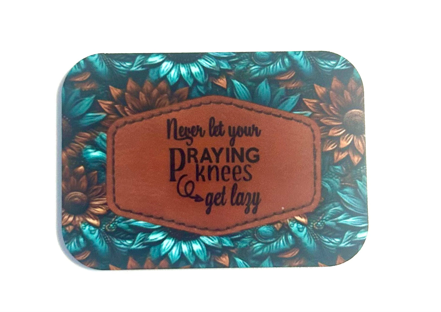 Praying knees magnet