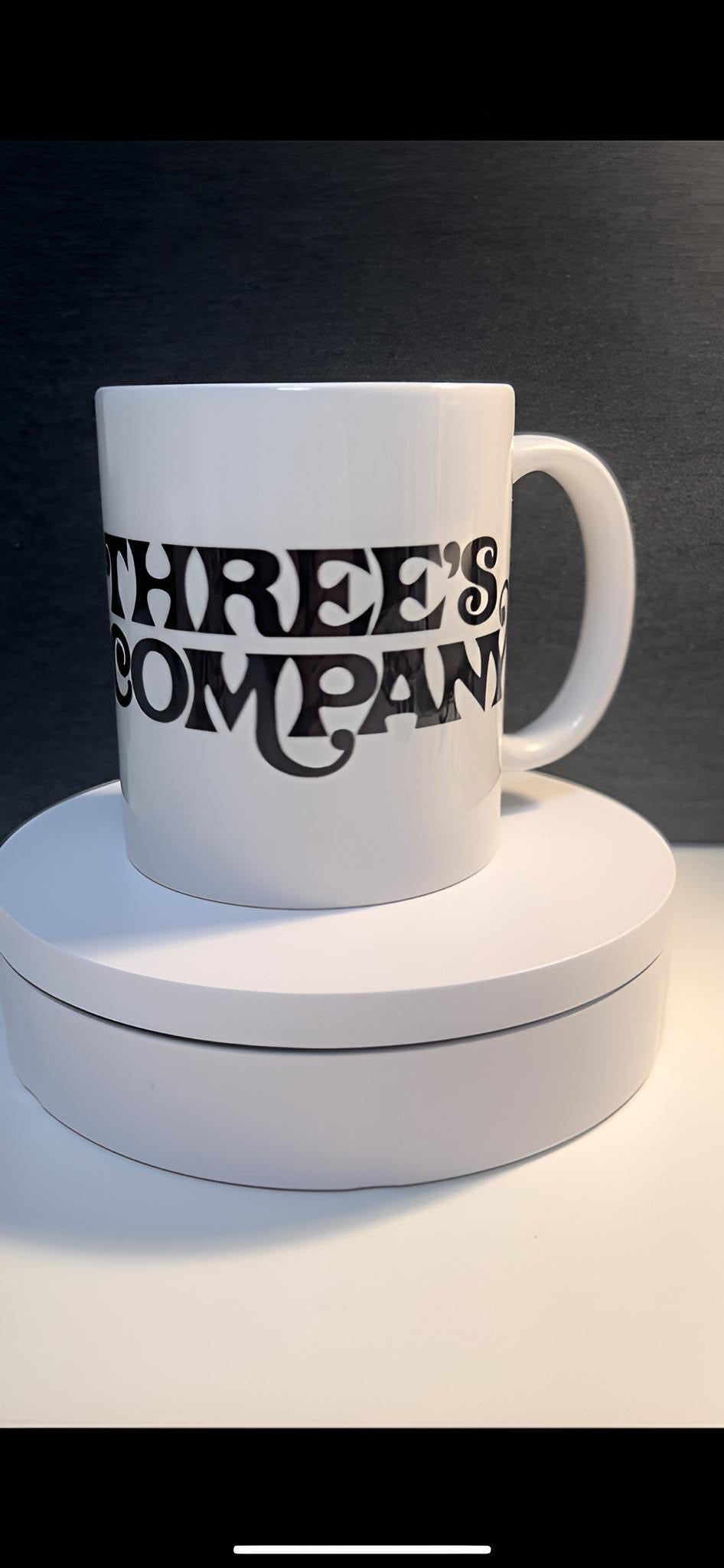 Three’s Company 12 oz mug