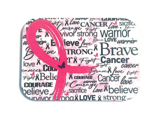 Breast cancer awareness magnet