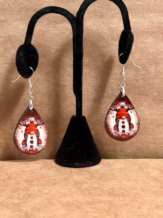 Reindeer gnomes earrings