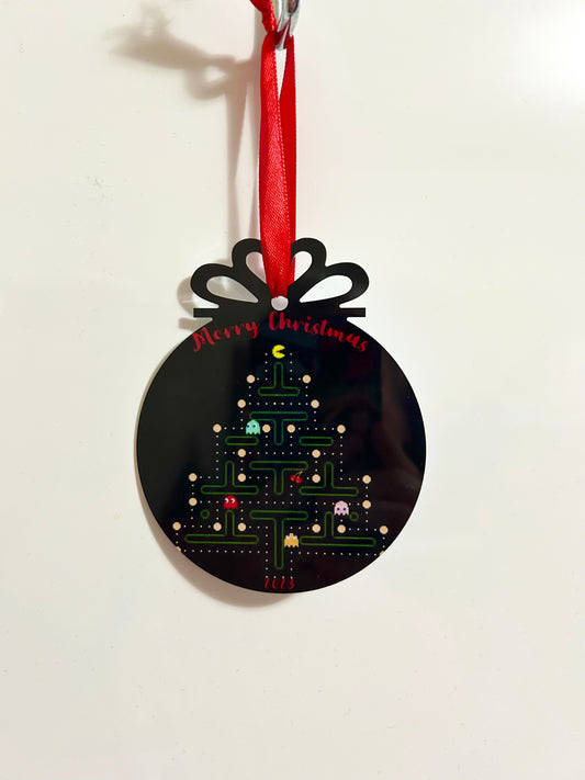 Christmas 2023 PAC-man ornament