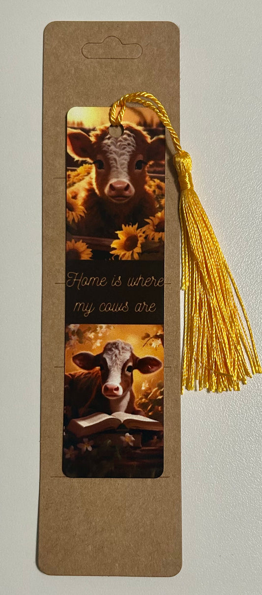 Home is where my cows are bookmark