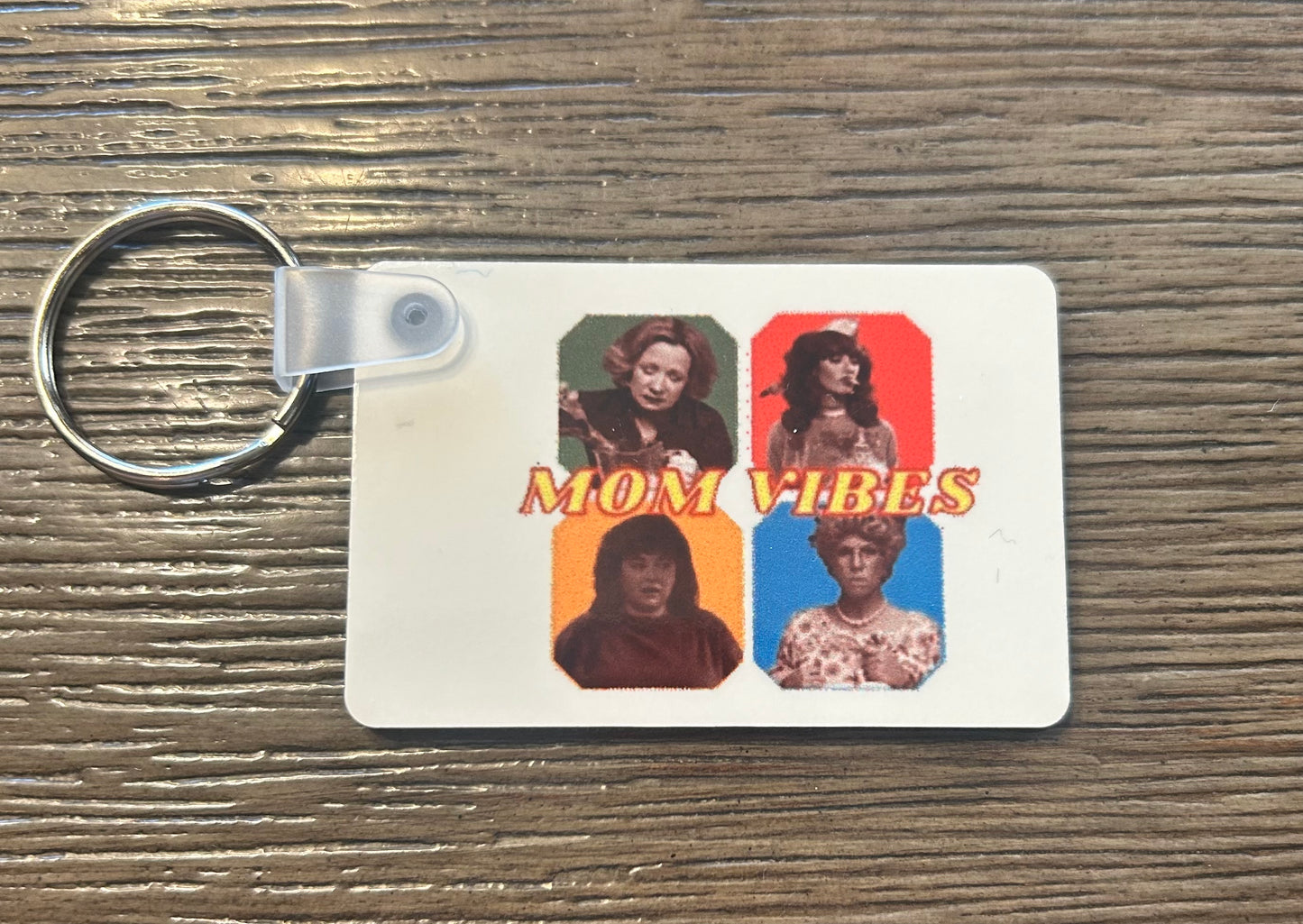 Mom vibes keychain