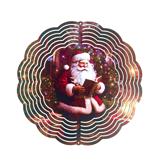 Reading Santa wind spinner