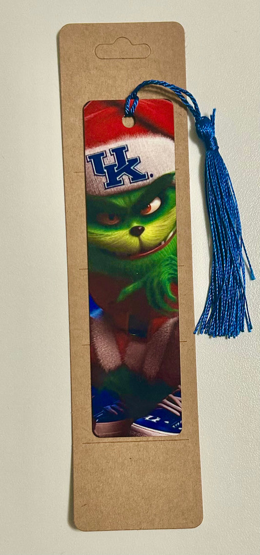 Grinch’s UK Christmas bookmark