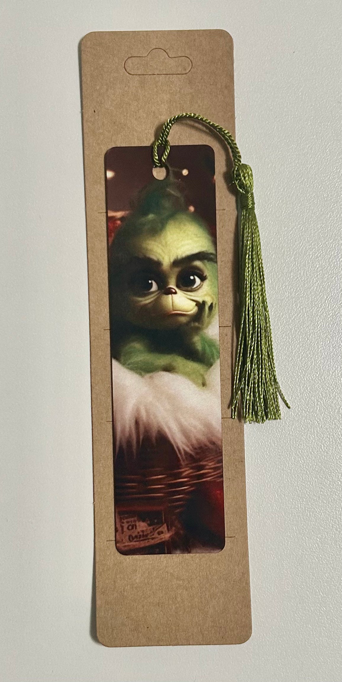 Baby Grinchy bookmark