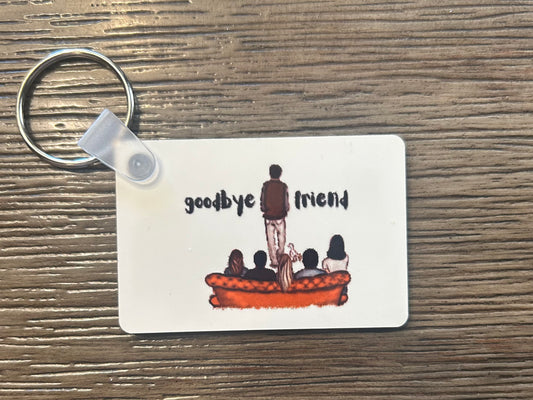 Goodby friend keychain