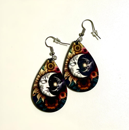 Moon Teardrop Earrings